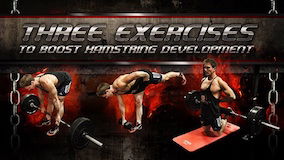 Three Exercises To Boost Hamstring Development!