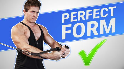 High-to-Low Cable Chest Fly (Lower Chest)