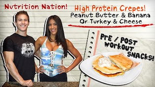 High Protein Crepes!