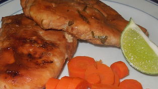 Chicken Marinated with Garlic & Lime