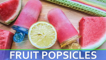 Low Calorie Watermelon Popsicles 