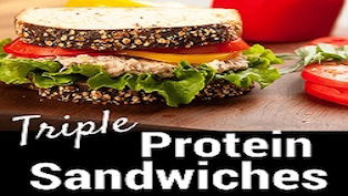 Triple Protein Sandwiches