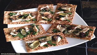 Chicken Artichoke Flat Bread
