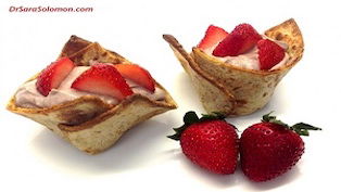 Protein Dessert Wonton Cups