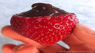 Chocolate Stuffed Strawberries