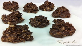 NO-BAKE Chocolate Haystacks